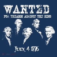 Wanted Treason Founding Fathers 1776 Independence Day Women's Tank Top thumb 5
