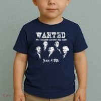 Wanted Treason Founding Fathers 1776 Independence Day Toddler T-Shirt thumb 2