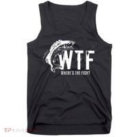 Wheres The Fish Wtf Meaning Funny Fishing Tank Top thumb 0