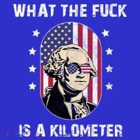 What The F*ck Is A Kilometer Funny George Washington USA Women's Tank Top thumb 5