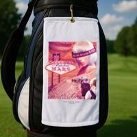 Welcome To Fabulous Mars Golf Towel thumb 2