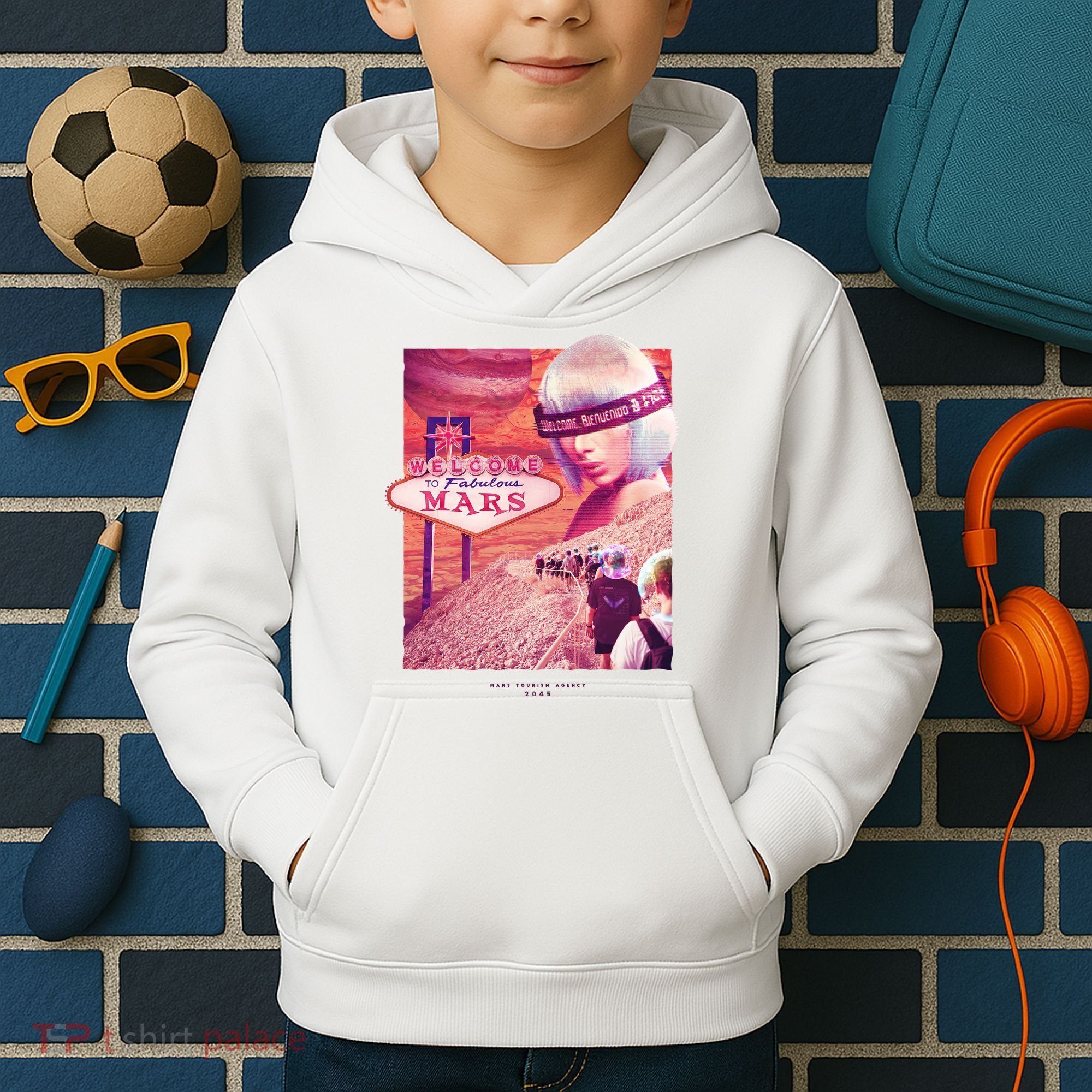 Welcome To Fabulous Mars Kids Hoodie