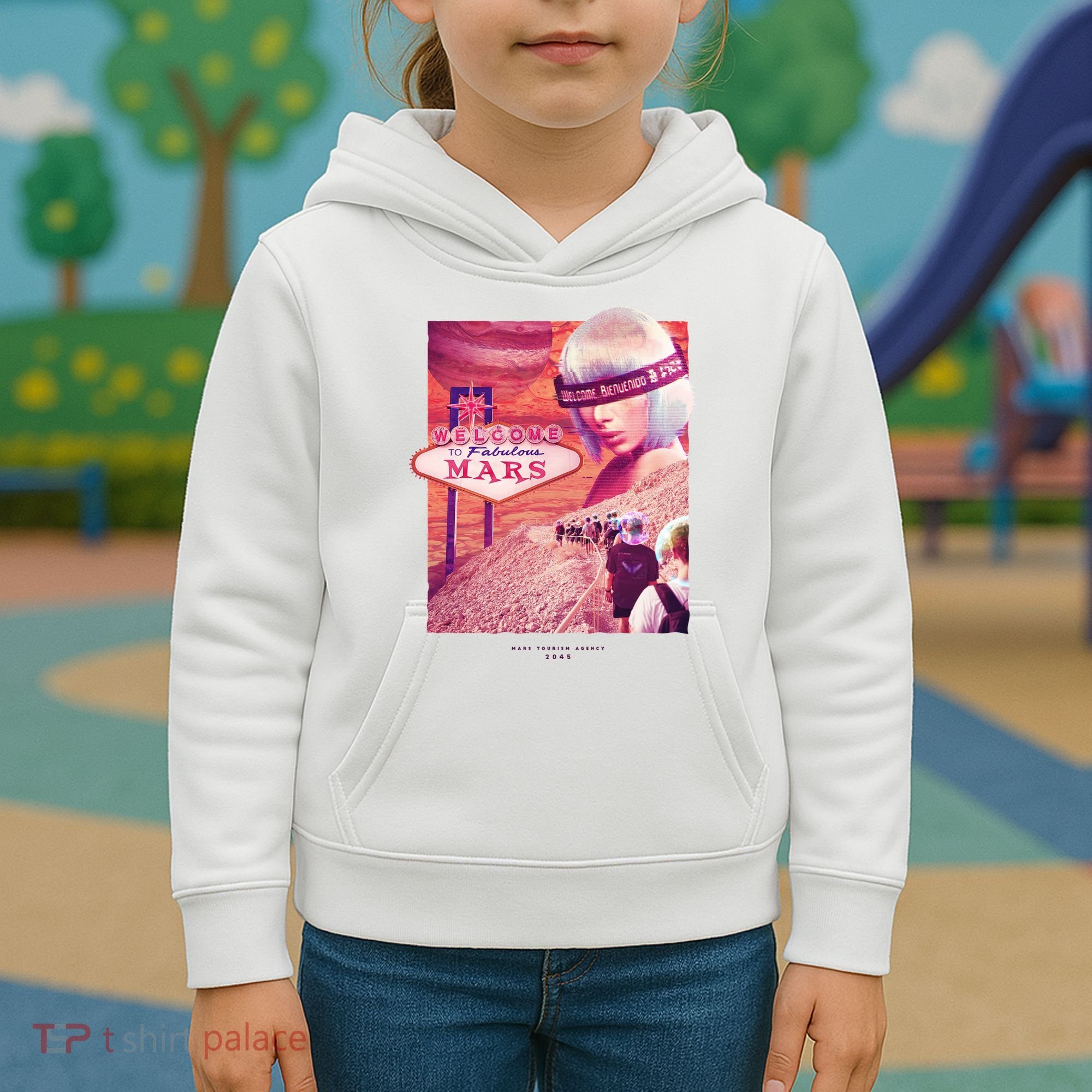 Welcome To Fabulous Mars Kids Hoodie