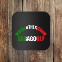 WhereS The Freakin Gabagool Meme Capicola Italian American Coaster thumb 0