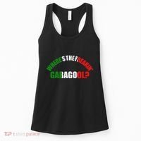 WhereS The Freakin Gabagool Meme Capicola Italian American Women's Tank Top thumb 0