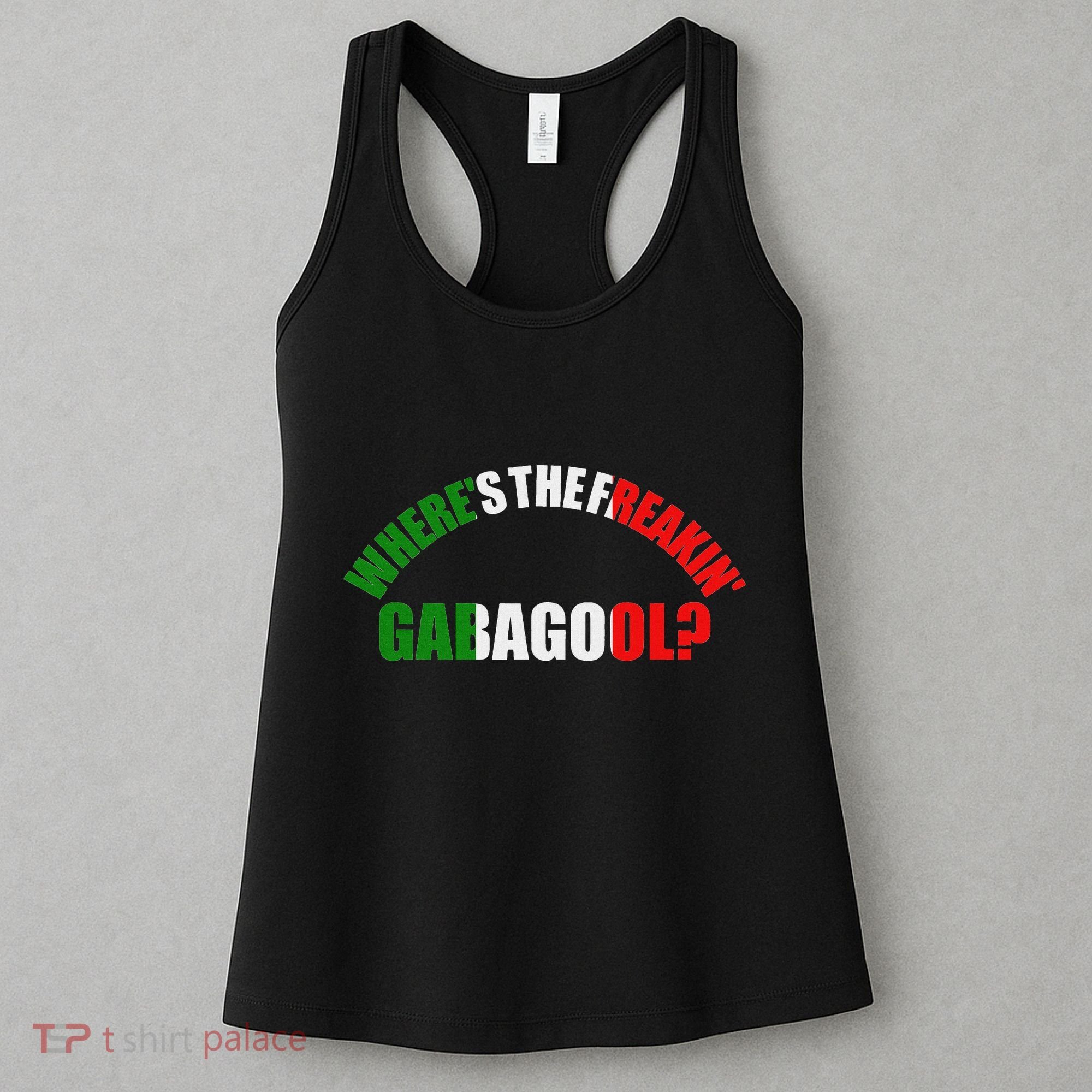 WhereS The Freakin Gabagool Meme Capicola Italian American Women's Tank Top