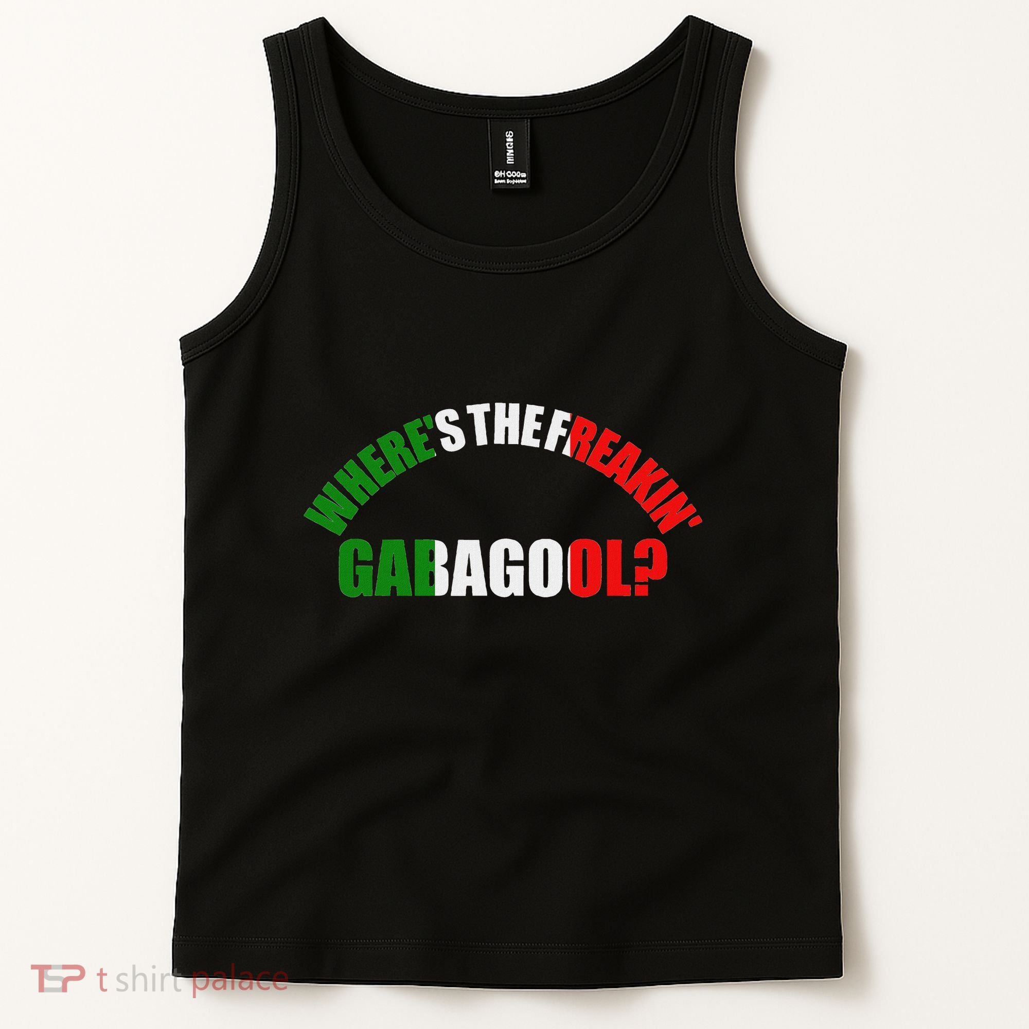 WhereS The Freakin Gabagool Meme Capicola Italian American Tank Top