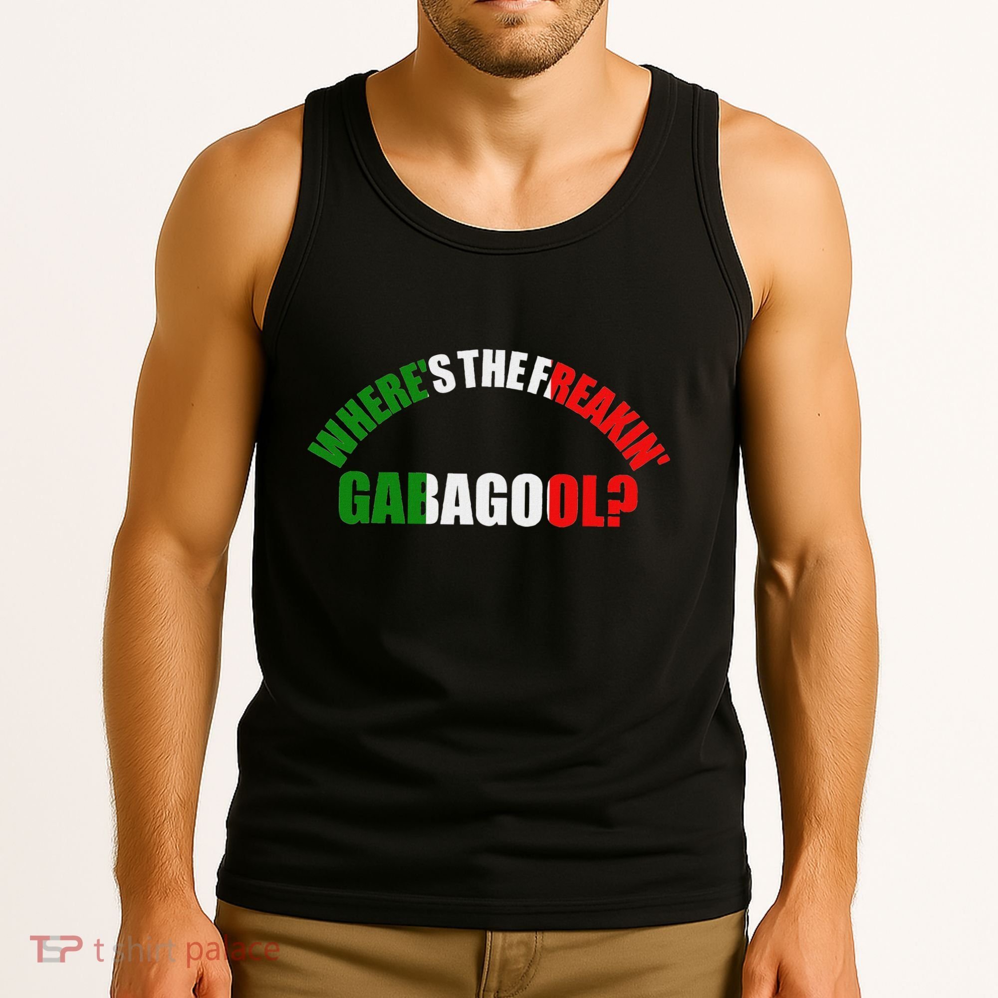 WhereS The Freakin Gabagool Meme Capicola Italian American Tank Top