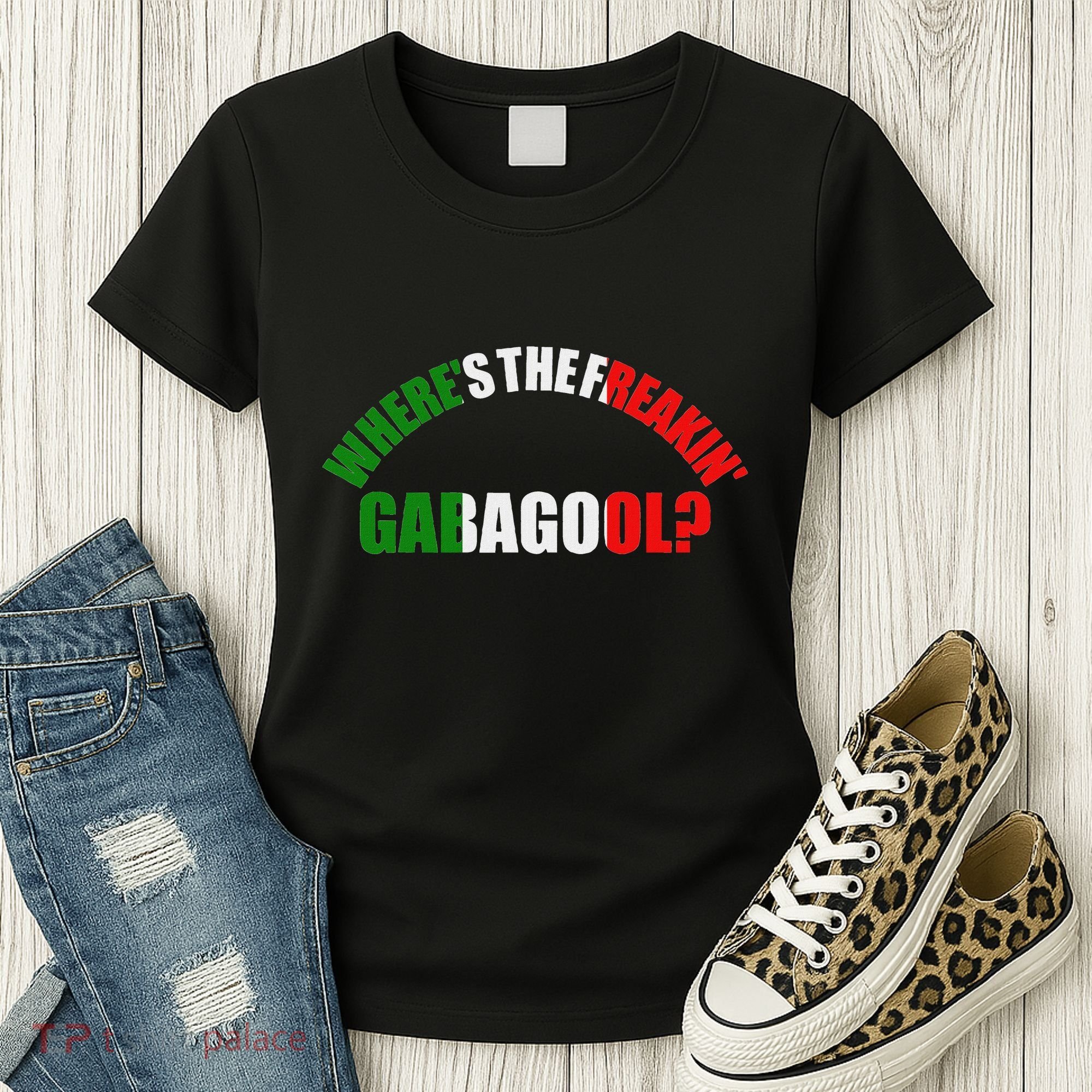 WhereS The Freakin Gabagool Meme Capicola Italian American Women's T-Shirt