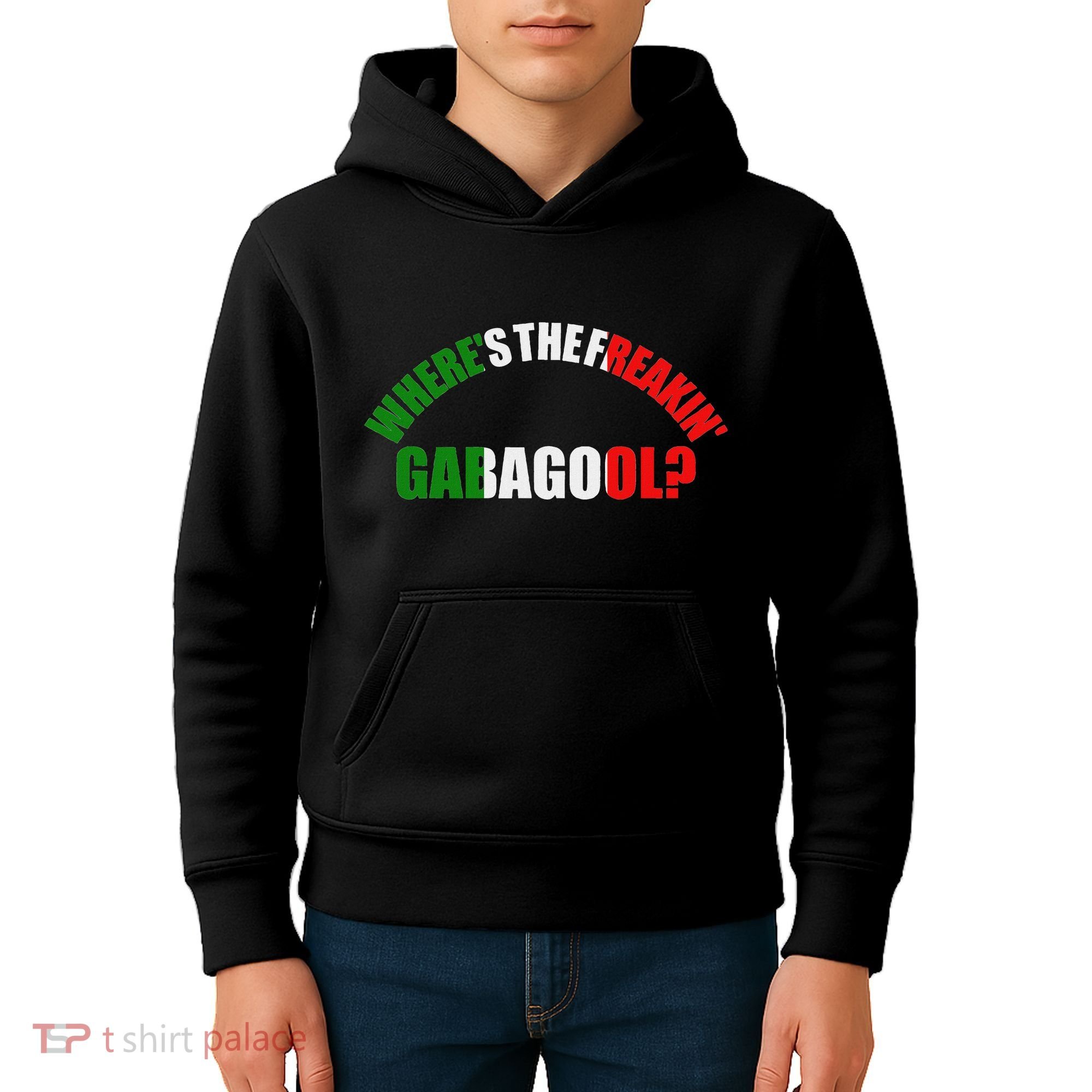 WhereS The Freakin Gabagool Meme Capicola Italian American Kids Hoodie