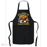 Will Twerk For Chicken Tenders Funny Apron thumb 0