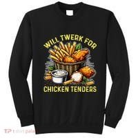 Will Twerk For Chicken Tenders Funny Sweatshirt thumb 0