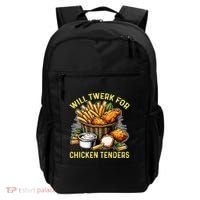 Will Twerk For Chicken Tenders Funny Backpack thumb 0
