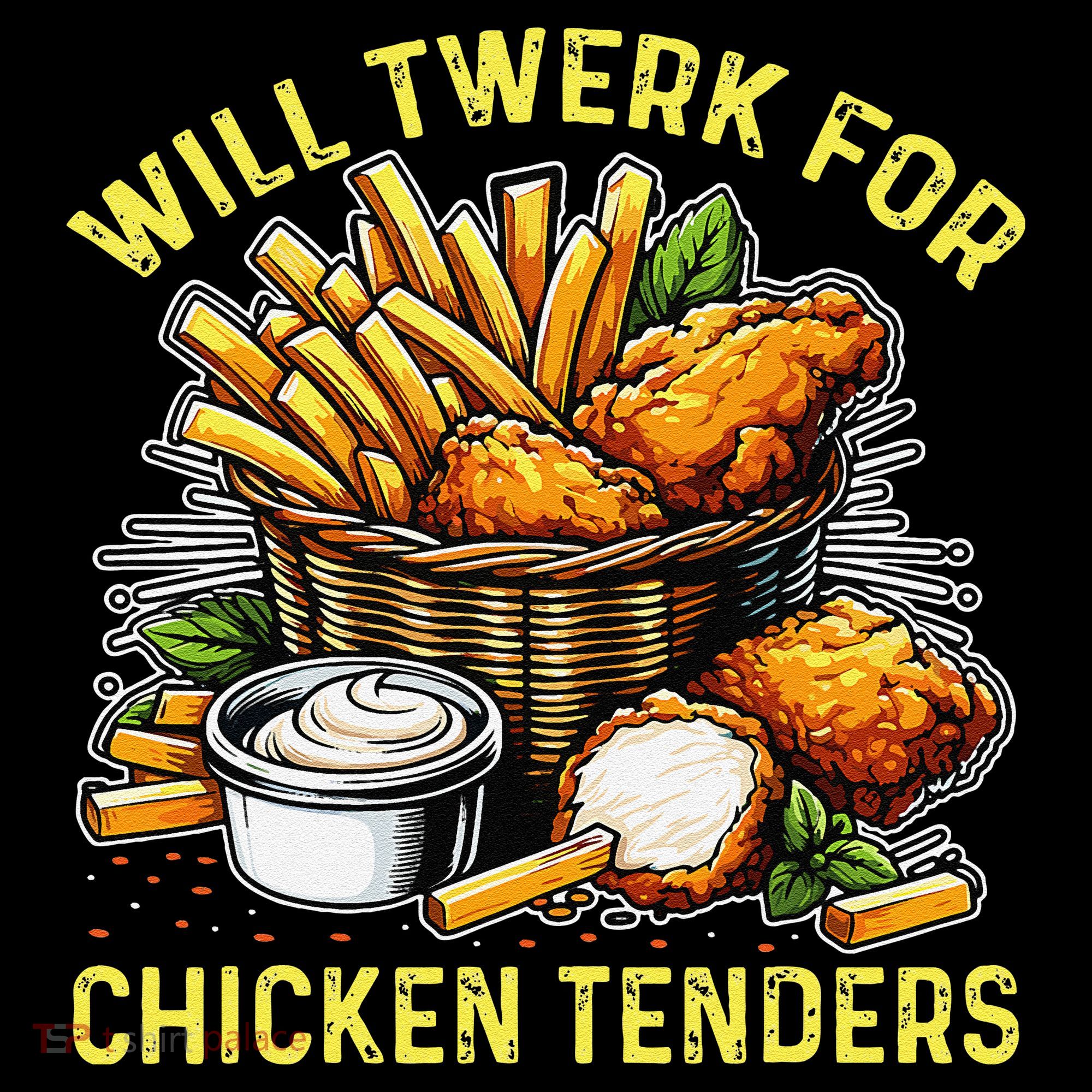 Will Twerk For Chicken Tenders Funny Coffee Mug