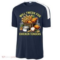 Will Twerk For Chicken Tenders Funny Sport-Tek Competitor United Soccer Jersey thumb 2