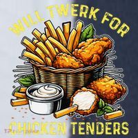 Will Twerk For Chicken Tenders Funny Sport-Tek Competitor United Soccer Jersey thumb 4