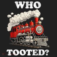 Who Tooted Funny Train Women's Sweatshirt thumb 2