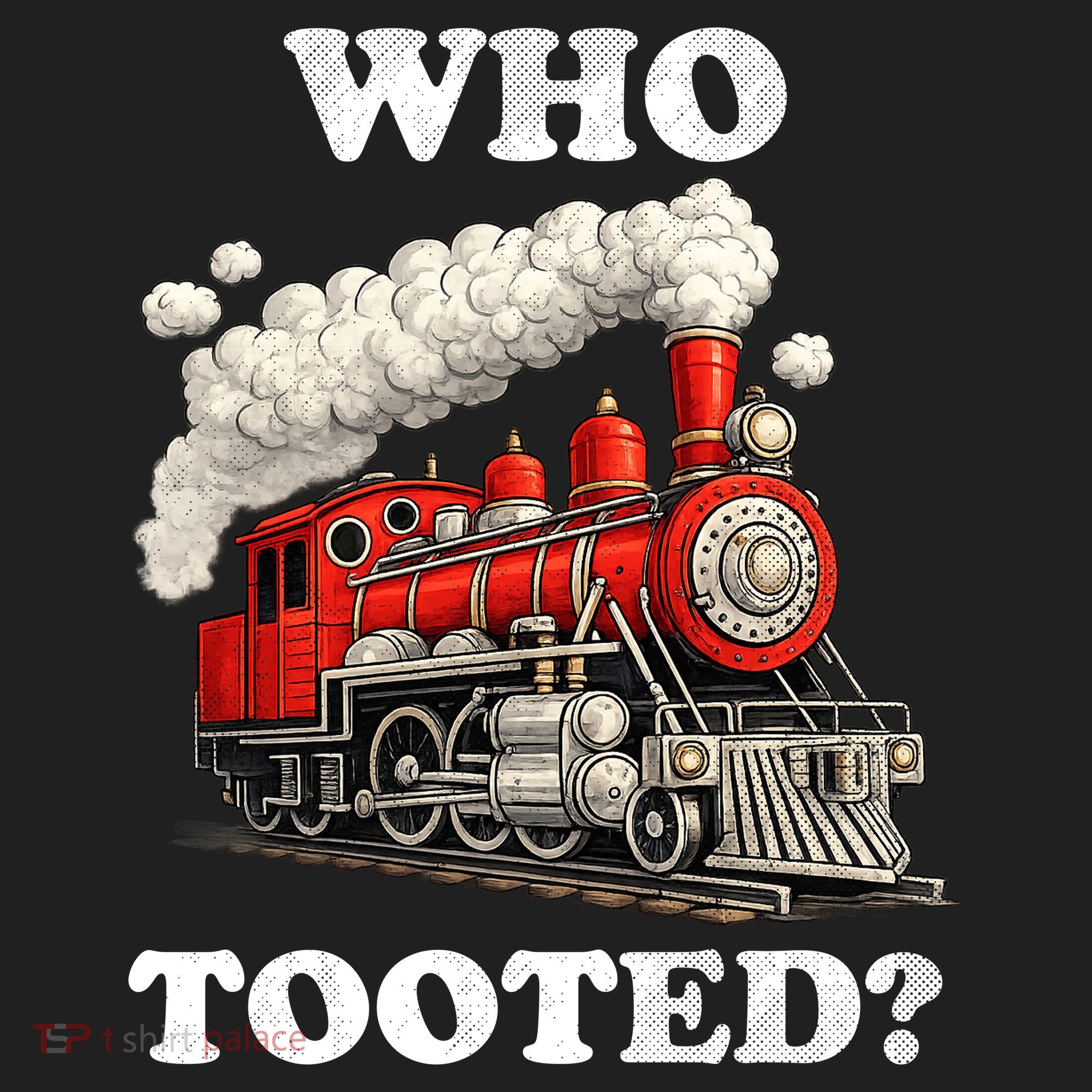 Who Tooted Funny Train Women's Sweatshirt