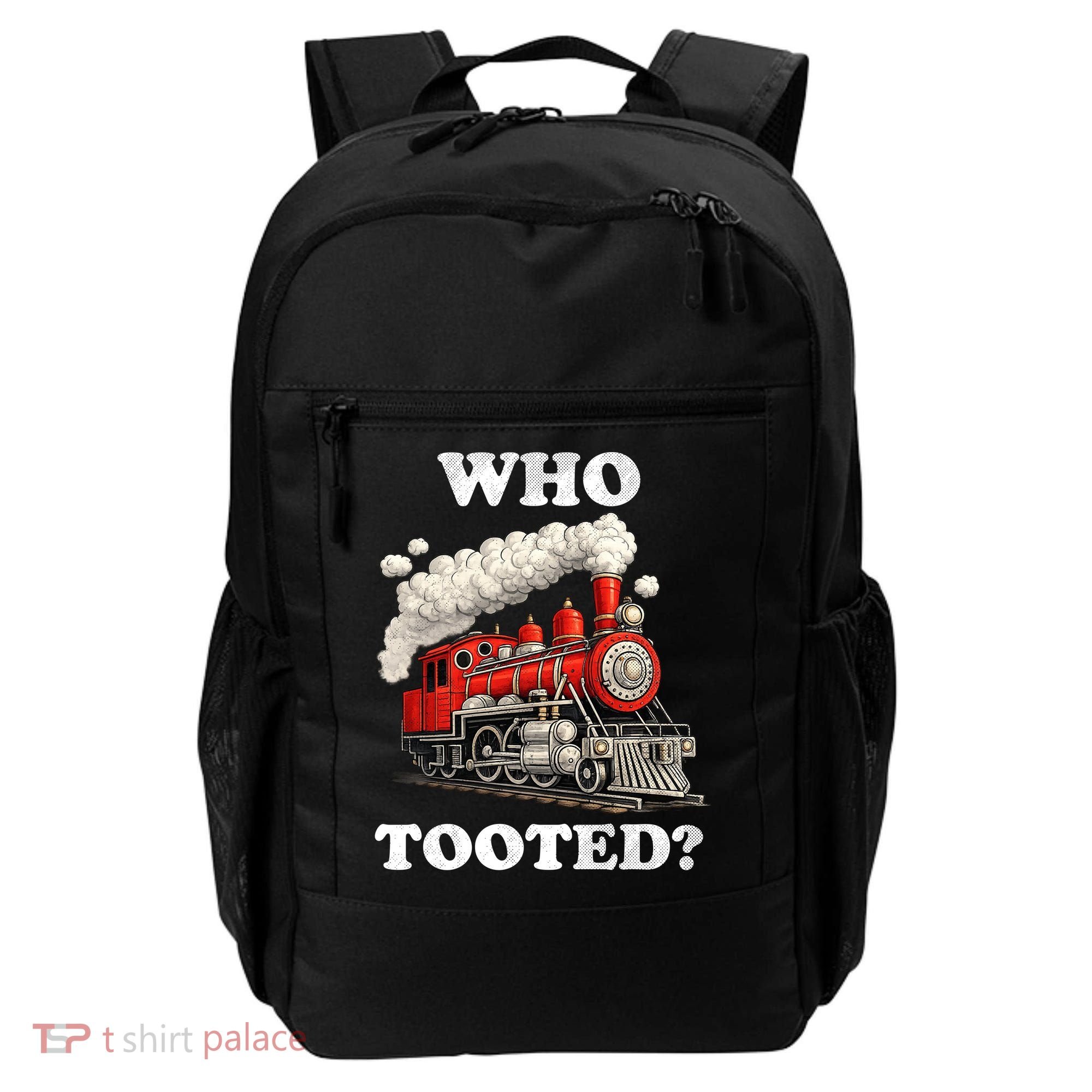 Who Tooted Funny Train Backpack