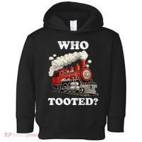 Who Tooted Funny Train Toddler Hoodie thumb 0
