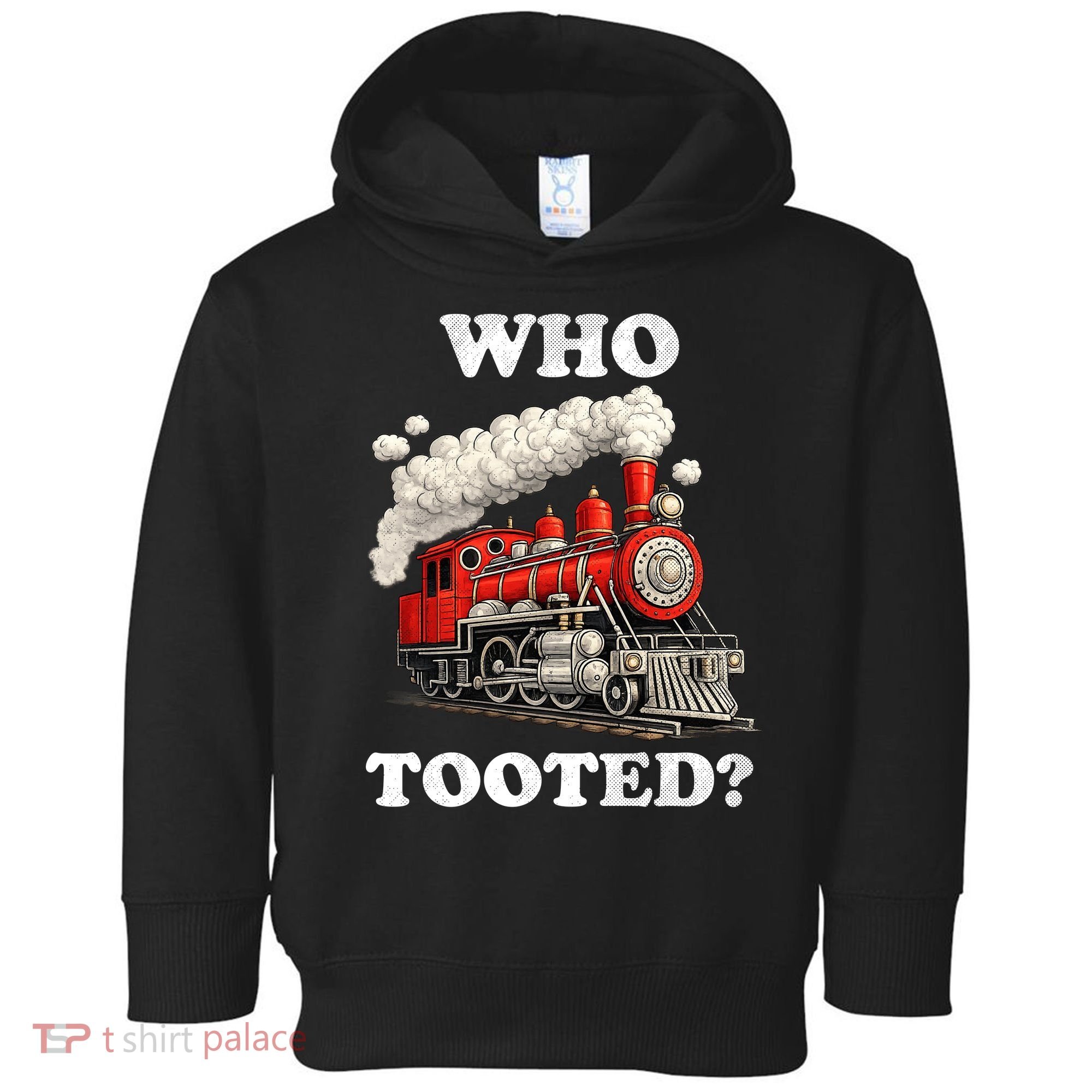 Who Tooted Funny Train Toddler Hoodie