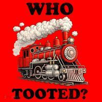 Who Tooted Funny Train Santa Hat thumb 1