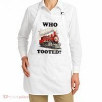 Who Tooted Funny Train Apron thumb 2