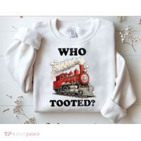 Who Tooted Funny Train Sweatshirt thumb 2