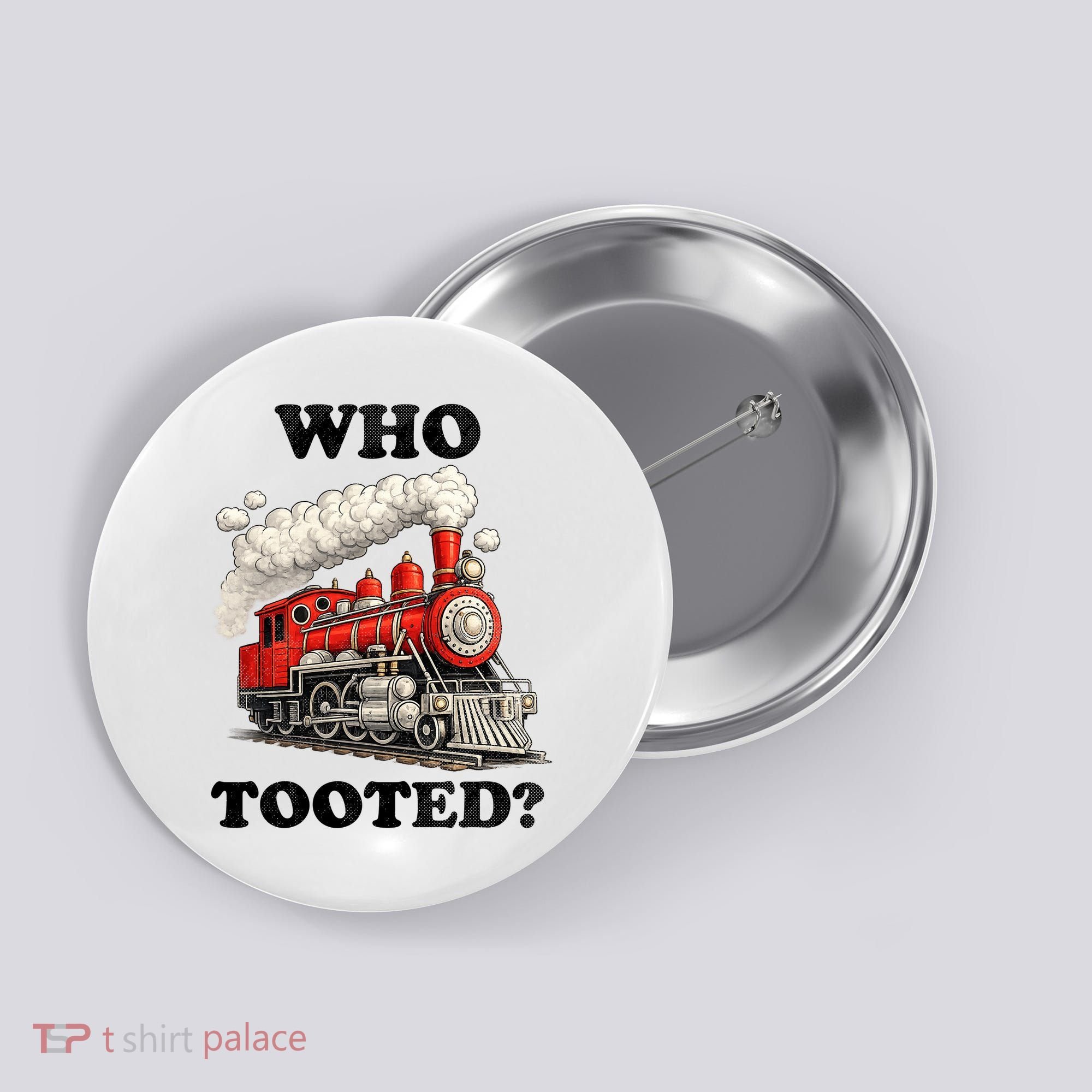 Who Tooted Funny Train Button