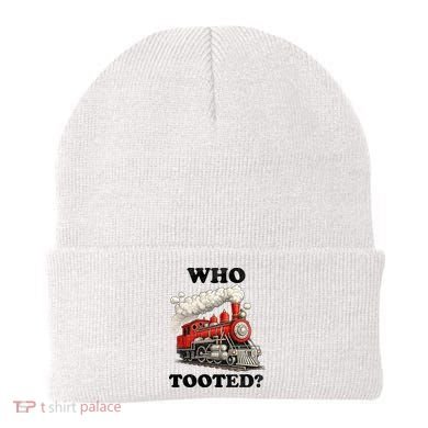 Who Tooted Funny Train Beanie