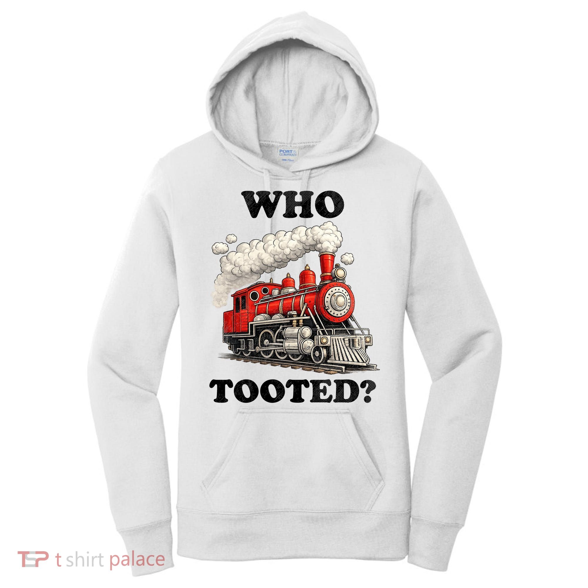 Who Tooted Funny Train Women's Hoodie