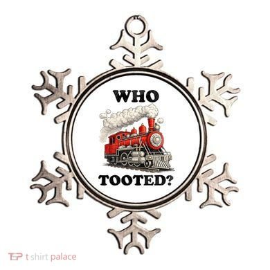 Who Tooted Funny Train Ornament