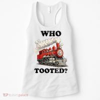 Who Tooted Funny Train Women's Tank Top thumb 0