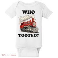 Who Tooted Funny Train Baby Bodysuit thumb 0