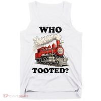 Who Tooted Funny Train Tank Top thumb 0