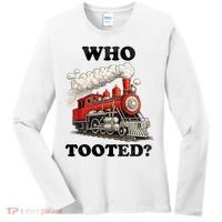 Who Tooted Funny Train Women's Long Sleeve Shirt thumb 0