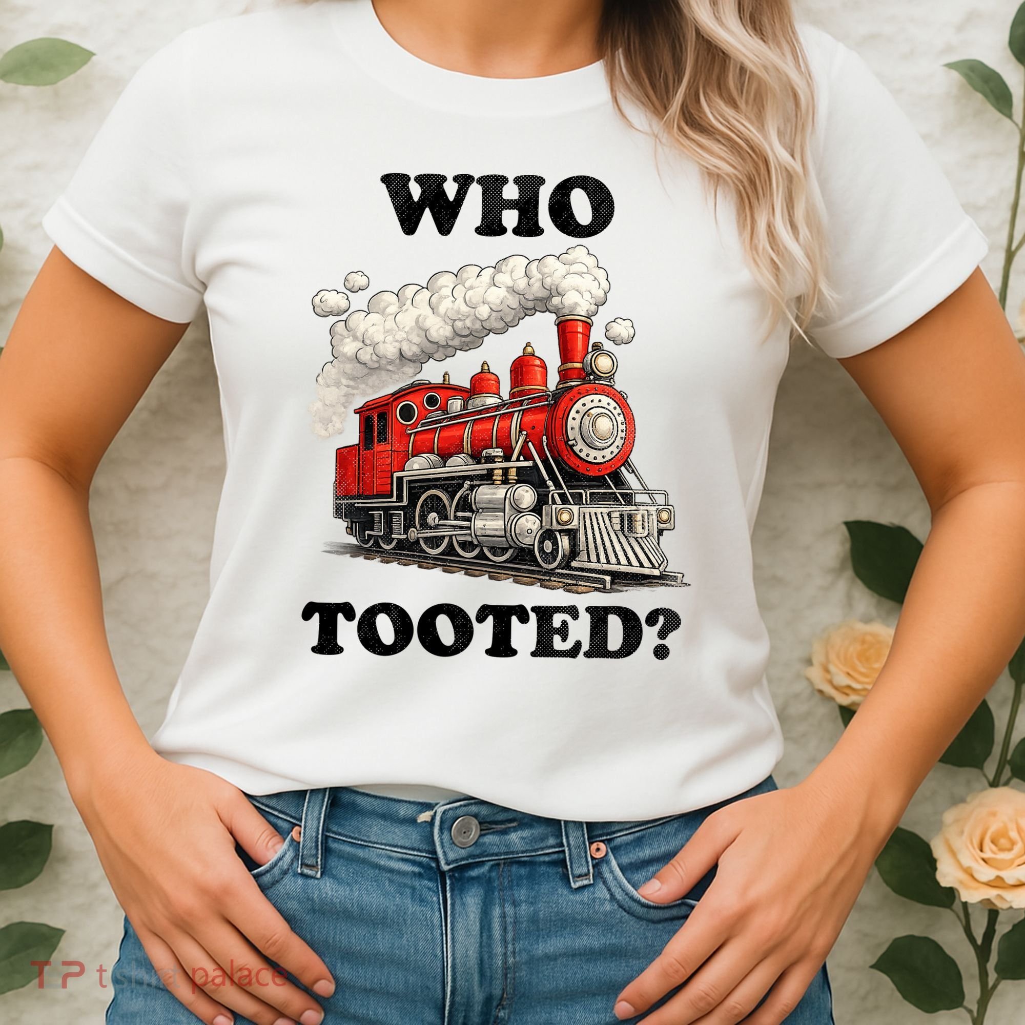 Who Tooted Funny Train Women's T-Shirt