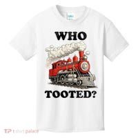 Who Tooted Funny Train Kids T-Shirt thumb 0