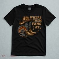 Where Them Fans At Leopard Cowgirl Boots And Hat Western  T-Shirt thumb 5