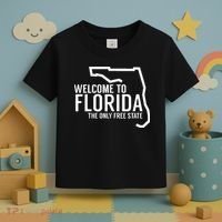 Welcome to Florida The ONLY Free State Toddler T-Shirt thumb 3