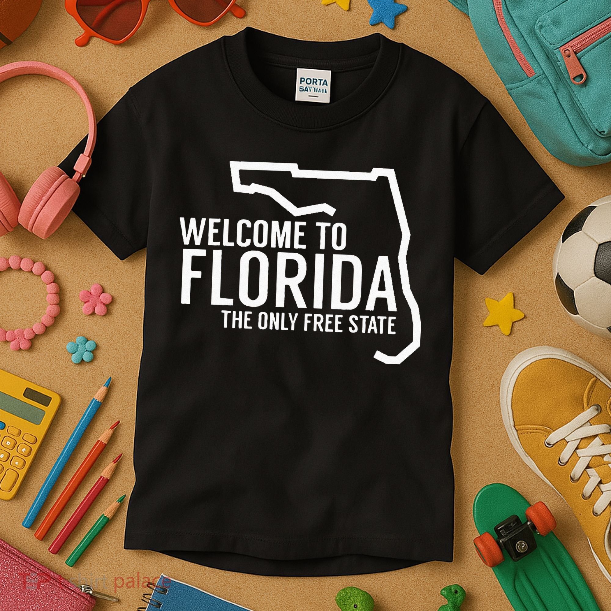 Welcome to Florida The ONLY Free State Kids T-Shirt