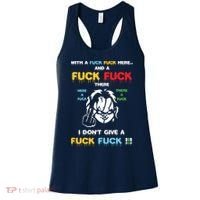 With The Fuck Everywhere Funny Horror Halloween Costume Women's Tank Top thumb 0