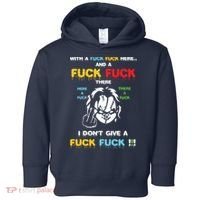 With The Fuck Everywhere Funny Horror Halloween Costume Toddler Hoodie thumb 0