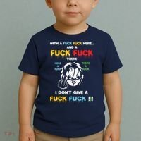 With The Fuck Everywhere Funny Horror Halloween Costume Toddler T-Shirt thumb 2