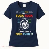 With The Fuck Everywhere Funny Horror Halloween Costume Women's T-Shirt thumb 0