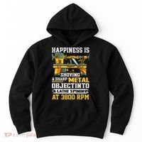 Woodturning Turning For Woodworker Or Carpenter Hoodie thumb 0