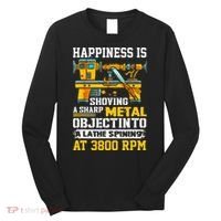 Woodturning Turning For Woodworker Or Carpenter Long Sleeve Shirt thumb 0