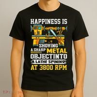 Woodturning Turning For Woodworker Or Carpenter T-Shirt thumb 3