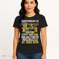 Woodturning Turning For Woodworker Or Carpenter Women's T-Shirt thumb 4
