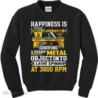 Woodturning Turning For Woodworker Or Carpenter Kids Sweatshirt thumb 0